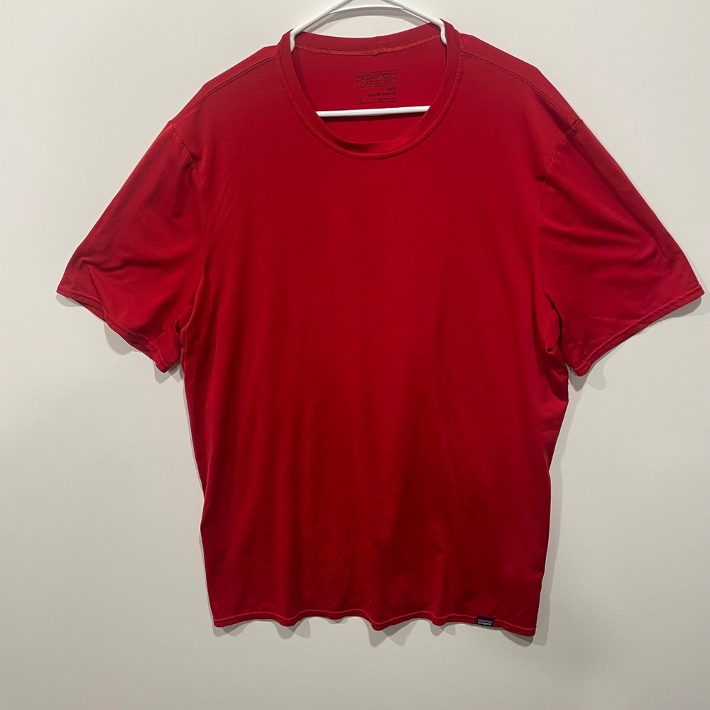 Patagonia Capilene Baselayer T Shirt‎ Red XL Mens Everyday Performance